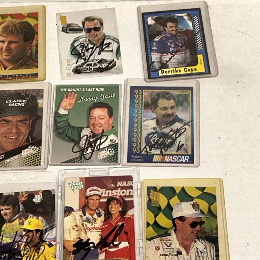 Nascar Signed Autograph Card Lot Of 29 Racing‎ Legend Signatures B4